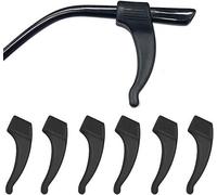 3 Paires De Lunettes Anti-Dérapant Crochet D'oreille Silicone Porte-Lunettes Temple Pointe Support Anti-Dérapant Lunettes Protecteur Silicone Oreille Crochet