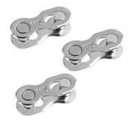 3 Paires de Maillons Rapides Réutilisables pour Chaîne de Vélo 11 Vitesses, Attache Rapide en Acier, Compatible et Autres Chaînes de Vélo