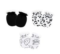 3 paires de moufles pour bébé gants en polaire thermique anti-rayures pour nouveau-nés de 0 à 24 mois protections contre la hivernale nouveau-né gants anti-rayures mitaines