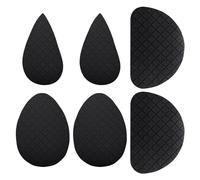 3 Paires De Semelles Intérieures Pour Semelles De Baskets, Bande De Talon Antidérapante, Semelle Antidérapante, Bande De Protection Pour Semelle De Baskets (Noir)