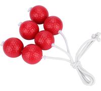 3 paires d'échelles Balle de golf Toss Bolas Set de remplacement Balles de sport rouges