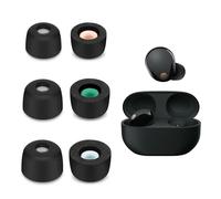 3 Paires d'écouteurs in-Ears de Remplacement Compatible avec Sony WF-1000XM5, Ecouteurs in-Ears Rembourrés (S/M/L, Noir)