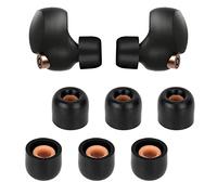 3 Paires d'écouteurs in-Ears de Remplacement Compatible avec SonyWF-1000XM4 | Ecouteurs In-Ears Rembourrés (S, Noir)