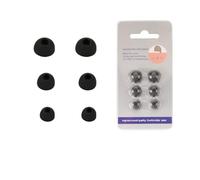 3 Paires D'embouts Auriculaires de Remplacement pour CMF by Nothing Buds Pro 2,Couvre-Oreilles en Silicone Souple Réutilisable et Lavable, Accessoires pour Écouteurs (Noir)