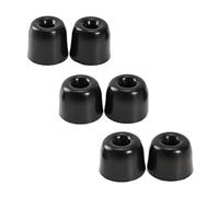 3 paires d'embouts auriculaires en mousse à mémoire de forme pour écouteurs Isolation du bruit 3,0 mm Écouteurs de rechange Compatible avec TIN HiFi T2 Pro 3 tailles S/M/L Noir