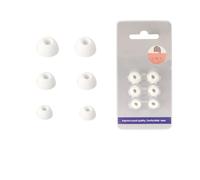 3 paires Embouts auriculaires Pour Jbl Endurance Peak3 Couvertures d'oreillettes S/M/L Embouts de remplacement en silicone souple Capuchon anti-poussière Accessoires pour oreillettes Bluetooth (Blanc)