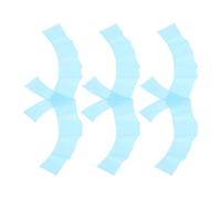 3 Paires Moufles de Natation en Silicone, Mains Palmées | Design Courbé et Profilé, Aide à Nage, pour Cours et Dos Crawlé, Couleur Vive, Lot