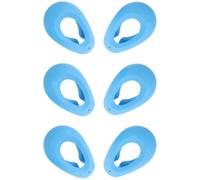 3 Paires Protège-oreilles en Silicone, Lot de Bleu | Réutilisables et Souples, pour Coloration, Format Compact à Glisser en Poche ou Valise