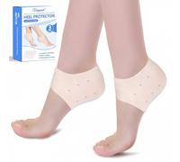 3 Paires Protège Talons en Gel Silicone Respirant, Protection Cheville Talon Gel, Manches de Talon en Silicone, pour Arrière et Soulager La Douleur Pieds Sec, Unisexe