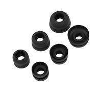 3 Paires | Rechange Embouts en Silicone compatibles avec Écouteurs Sennheiser IE80/IE8/IE60, JBL Project Rock/UA Flash X | Double Collerette | Antidérapants | S/M/L 3 Tailles Différentes