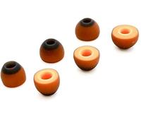 3 Paires | Silicone Embouts 4,5mm Diamètre Intérieur avec Mousse à Mémoire de Forme Réduction du Bruit pour Écouteurs Intra-Auriculaires | 3 Tailles Différentes - S/M/L