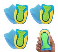 3 Paires Talonnette Epine Calcaneenne 40 à 46 Talonnette Silicone pour Souffrant de Fasciite Plantaire, d'Épine Calcanéenne et de Douleurs au Tendon d'Achille