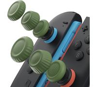 3 Pairs Joystick Caps for Nintendo Switch 2 (2025),Switch Replacement Parts,Improved Grip,Comfortable and Durable,Switch 2 Joycon Controller Accessories-Green