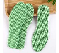 3 Pairs Mint Deodorant Insoles Health Light Weight Shoes Pad Absorb-Sweat Breathable Mesh Cloth Sports Insert Men Women (Size : 43) (36)
