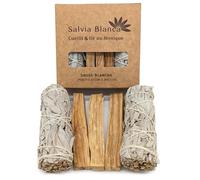 3 Palo Santo + 2 Sauge Blanche Purification A Bruler Baton Encens Naturel Maison Rituel Relaxant Protection Energetique Nettoyage Spirituel Purificateur Atmosphere Esoterisme Meditation Bienetre