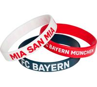 3 paquets de bracelets en caoutchouc BAYERN MNICHOV