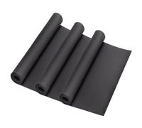 3 Paquets Mousse EVA 1mm, MEARCOOH 34 x 124.5cm Mousse EVA Noire, EVA Foam Cosplay haute densité 86kg/m3 pour projet de bricolage de costume (3PCS 1mm Noire)