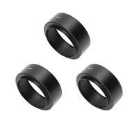 3 pare-soleil métalliques standard à monture 49 mm pour objectif