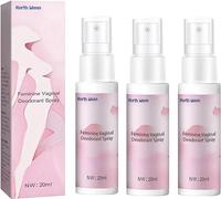 3 Parties Intimes Pour Femmes, Déodorant Intime Femme, Musc Intime Deodorants, Déodorant Intime, Spray Soin Du Corps Aux, Réduire Les Odeu, 20ml