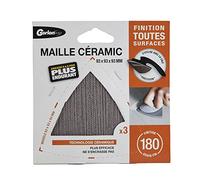 3 patins abrasif Delta/Triangle 93x93x93mm Fin