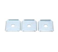 3 PCS Adaptateurs de Lame à Double paillage, adaptateurs de Lames de tondeuses commerciales Standard avec Trou Central, Polyvalent en métal, Excellent équilibre, pour Les Lames de