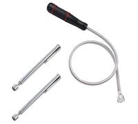 3 Pcs Aimant Telescopique,Magnétiques Télescopiques,60CM Outil de Ramassage Magnétique Flexible Tige Récupérateur Aimantée pour Ramasser de Petites Pièces,Objets Métalliques