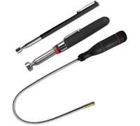 3 Pcs Aimant Telescopique,Magnétiques Télescopiques,60CM Outil de Ramassage Magnétique Flexible Tige Récupérateur Aimantée