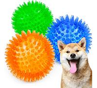 3 PCS Balles Jouet pour Chien, Balles Couinantes pour Chien, Balle à Mâcher pour Chien, Jouet Flottant pour Piscine, Jouet à Lancer pour Chiot, Jouet à Mâcher pour L'ennui