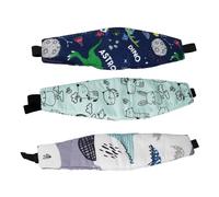 3 Pcs Bandeau Voiture Pour Enfant, Cale Tete Enfant Voiture Maintien Tete Siege Auto Enfant, Tête de Siège Auto Bébé Ajustable Retiens Tete Voiture Enfant pour Voyage Protection Du Cou Epaules