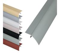 3 Pcs Bandes de Transition en Aluminium, Barre de Seuil Autocollantes de 5 cm de Large for Couvrir les Différences de Hauteur des Cadres de Porte(Champagne,35.4x2inch/90x5cm)