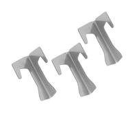 3 PCS Barbecue Fire Plate Spacer, Stainless Steel Universal BBQ Pan Gasket Holder Grill Mat Support Stand for Outdoor