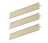 3 PCS Barres de Transition de Seuil 90cm barre de seuil de porte Moulure en T pour Joint de Sol en Aluminium
