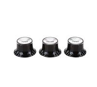3 Pcs Boutons de Guitare électrique - 1 Bouton de Volume et 2 Boutons de Tonalité pour Guitare électrique