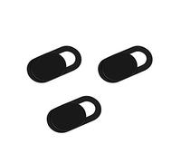 3 Pcs Cache-Webcam, 0.7mm Cache Webcam Slide, Webcam Autocollant, Couverture de Caméra pour Macbook Pro, Macbook Air, Ipad Pro, Portatil, Mac, Pc, Iphone, ASUS, HP, ProtéGer Votre Vie Privée(Noir)