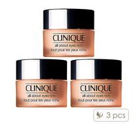 3 PCS Clinique All About Eyes Rich 15 ml x3 = 45 ml Crème Yeux Cernes Cernes # 2