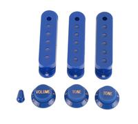 3 Pcs Coques de Micro Single Coil, Plastique ABS, SSS, Boutons Volume et Tonalité avec Commutateur, Accessoires de Remplacement pour Guitare Électrique - Installation Facile,