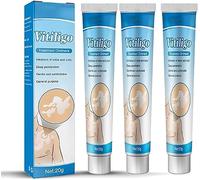 3 Pcs Crème De Traitement Du Vitiligo,20g De Crème Pour La Peau Du Vitiligo,Crème De Soin Des Points De Fleurs,Onguent Purifiant Les Points Blancs, Crème De Réparation Du Vitiligo Pour La Peau