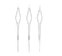 3 Pcs Crochet Aiguilles Set Outils De Tressage De Cheveux pour Dreadlocks Outil De Verrouillage Extension De Cheveux Aiguilles De Tissage Accessoires De Tressage De Cheveux