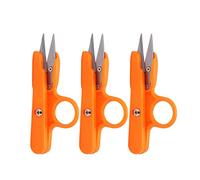 3 Pcs Crochet Ciseaux Portable Ciseaux U-Type Cutter Cisaillement En Acier Inoxydable Mini Ciseaux Broderie Fil Snips Ciseaux Pour la Couture
