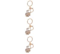 3 Pcs Cygne Porte-Clés De Voiture Suspendus Décorations Cygne Porte-Clés Pendentif Tentures Cygne Porte-Clés Suspendu Ornement Strass Porte-Clés Pendentif