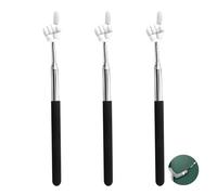 3 PCS Doigt Télescopiques Pointeur,Doigt Extensible Bâton De Lecture Baguettes De Zpointage Enseignant Mini Bâton Matraque Pour Enseignement Présentation Ecole Primaire Et Maternelle (Noir Blanc)