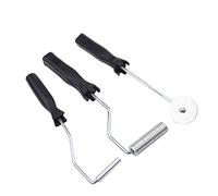 3 Pcs ensemble En Alliage D'aluminium En Fibre De Verre Bulle Paddle Outil Laminage Rouleau Kit pour FRP Moule pour Baignoire Douche Baignoire Réparation De Bateaux