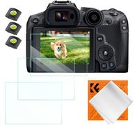 3 PCS Film de Protection Écran et 3 PCS Protège Griffe avec Niveau à Bulle et Chiffon Compatible avec Canon EOS R6 II/R6/R7