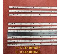 3 PCS For 1 TV Barre LED pour erissa 40LES73 40LES69 Philco Ph40e36ds IC-A-SKA40D455A IC-D-SKA40D455B JL.D4052235-01AS-C 3 pièces/ensemble Nipseyteko