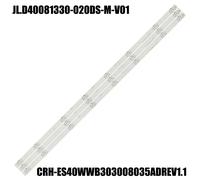 3 pcs For 1 TV Barre LED Pour Thomson T40D16SF-01B 40L1600C 40L2600C TH-40D400C JL.D40081330-020DS-M CRH-ES40WWB303008035ADREV1.1 ECHOM-4640WW002 ""Nipseyteko®