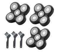 3 pcs Freebird Shaver Replacement Blades Compatible with Freedom Grooming Head Shaver,5 Blades Flex Series Shaver Replacement Heads for Freedom Grooming Freebird Replacement Blades for Bald Men