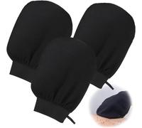 3 Pcs Gants Exfoliants, Gants De Gommage Coréens, Gants De Peeling Profond Pour Éliminer Les Peaux Mortes, Exfoliation Efficace Pour Spa À Domicile, Bain Et Sauna, Noir[Z1947]