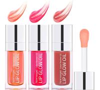 3 Pcs Huile À Lèvres Brillants À Huile Levre Repulpant Transparent Hydratant,Huile Lip Oil Lip Glow Oil Pour Hydrater Réparer Soigner Prévenir Des Lèvres Gercées Sèches
