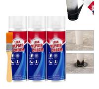 3 PCS Leak Repair Cream, Liquide D'étanchéité Transparent, D'étanchéité Revêtement Imperméable Avec Pinceau, Scellants Répare-Fuites De Toiture Imperméables, Spray Pour Cadres De Fenêtre Salle