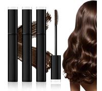 3 Pcs Mascara Cheveux Blanc Mascara pour Cheveux Cubre Canas Lavable Coloration Précise Compact Et Portable Idéal pour Un Usage Quotidien Et Les Sorties Couleur Café 15ml/Pcs